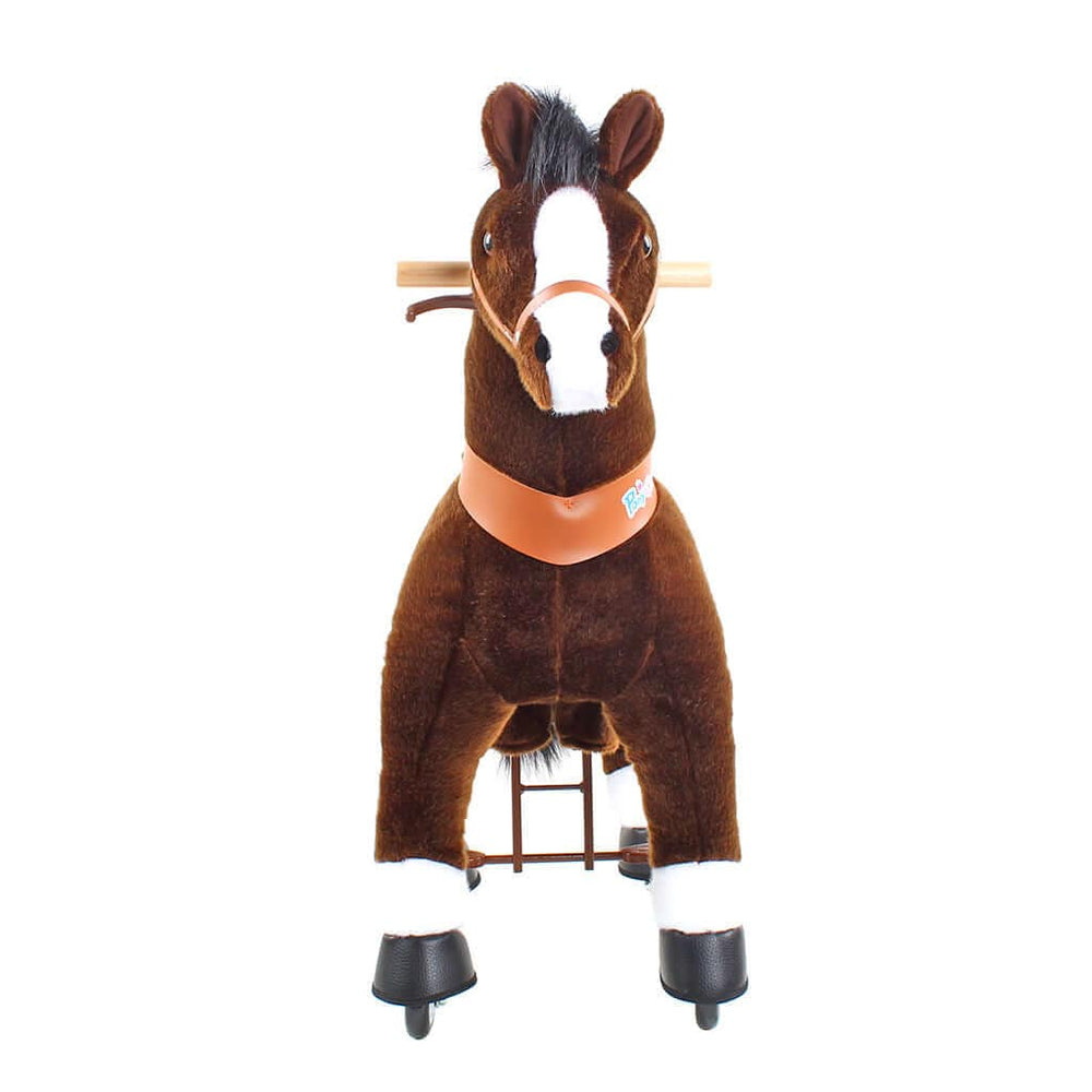 Model U Ride On Horse Toy Age 3-4 Chocolate (ONLINE ORDER ONLY)