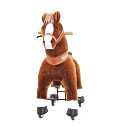 Model U Ride-On Pony Age 3-4 Brown (ONLINE ORDER ONLY)