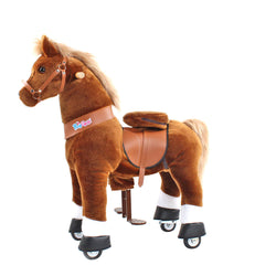 Model U Ride-On Pony Age 3-4 Brown (ONLINE ORDER ONLY)