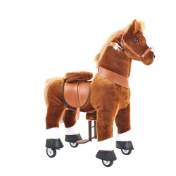Model U Ride-On Pony Age 3-4 Brown (ONLINE ORDER ONLY)