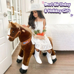 Model U Ride-On Pony Age 3-4 Brown (ONLINE ORDER ONLY)