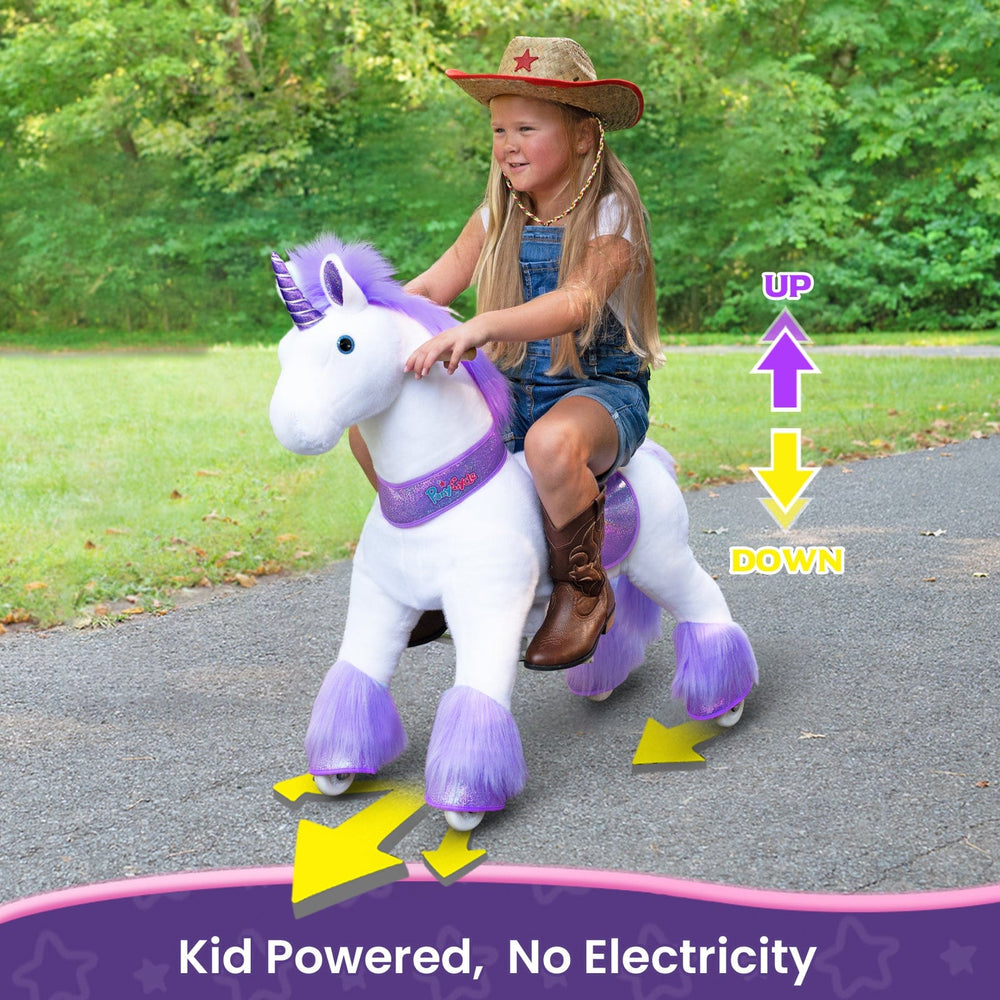 Model U Ride-On Unicorn Age 4-7 Purple (ONLINE ORDER ONLY)