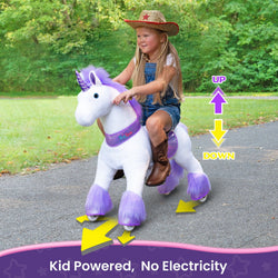 Model U Ride-On Unicorn Age 4-7 Purple (ONLINE ORDER ONLY)