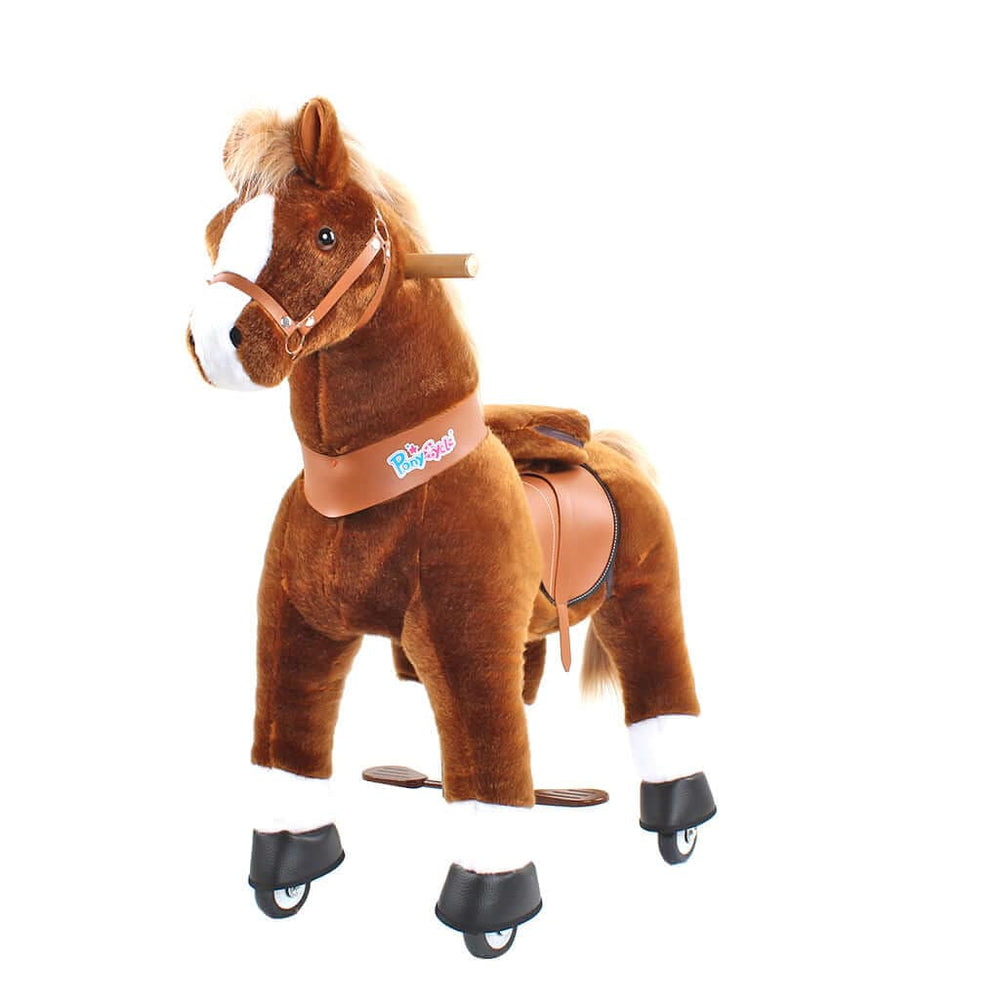 Model U Ride‑On Pony Toy Riding Horse Age 4‑7 Brown (ONLINE ORDER ONLY)