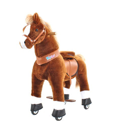 Model U Ride‑On Pony Toy Riding Horse Age 4‑7 Brown (ONLINE ORDER ONLY)