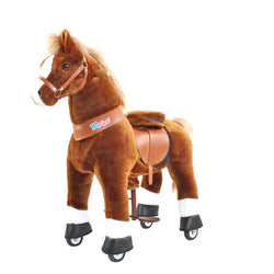 Model U Ride‑On Pony Toy Riding Horse Age 4‑7 Brown (ONLINE ORDER ONLY)