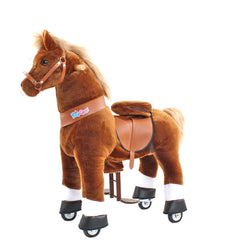 Model U Ride‑On Pony Toy Riding Horse Age 4‑7 Brown (ONLINE ORDER ONLY)