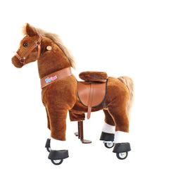 Model U Ride‑On Pony Toy Riding Horse Age 4‑7 Brown (ONLINE ORDER ONLY)