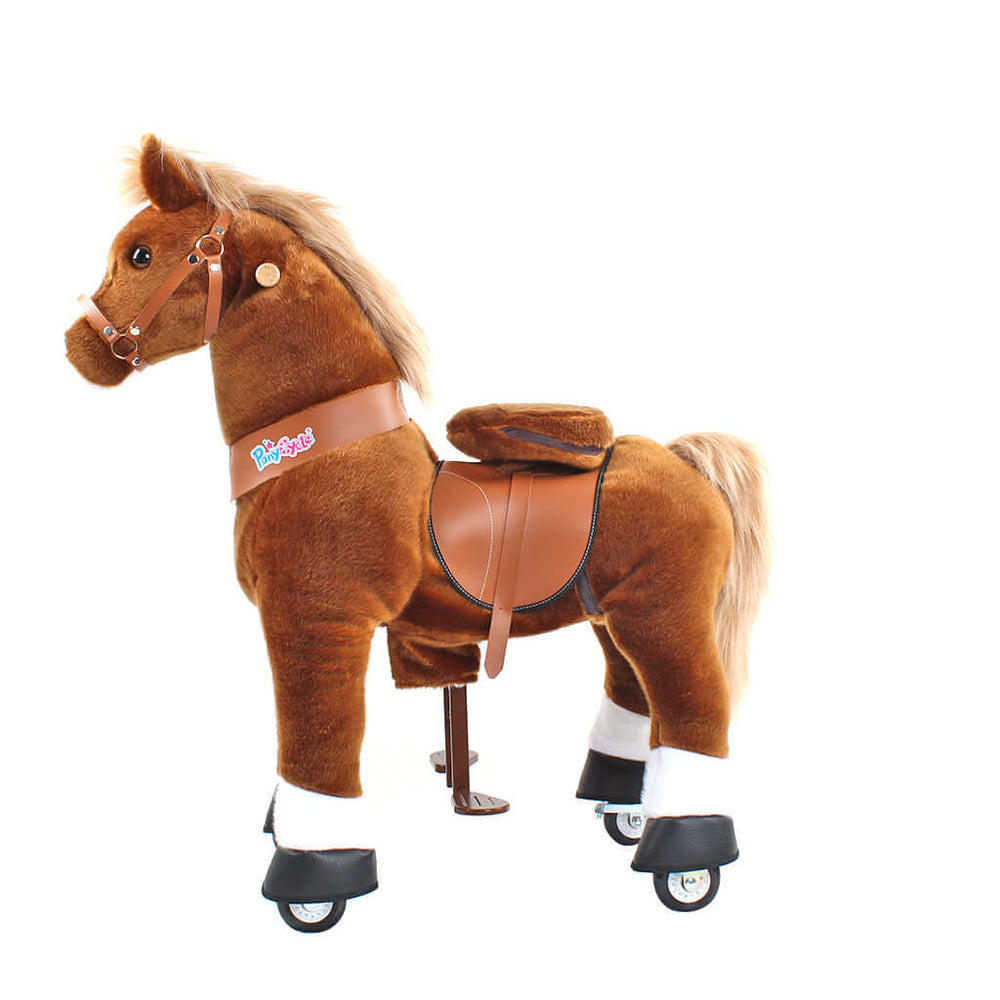 Model U Ride‑On Pony Toy Riding Horse Age 4‑7 Brown (ONLINE ORDER ONLY)
