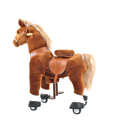 Model U Ride‑On Pony Toy Riding Horse Age 4‑7 Brown (ONLINE ORDER ONLY)