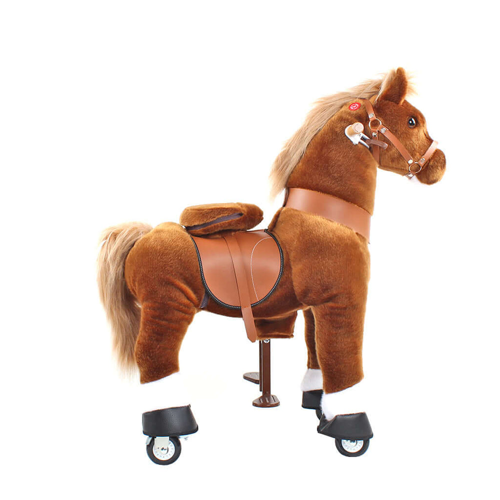 Model U Ride‑On Pony Toy Riding Horse Age 4‑7 Brown (ONLINE ORDER ONLY)