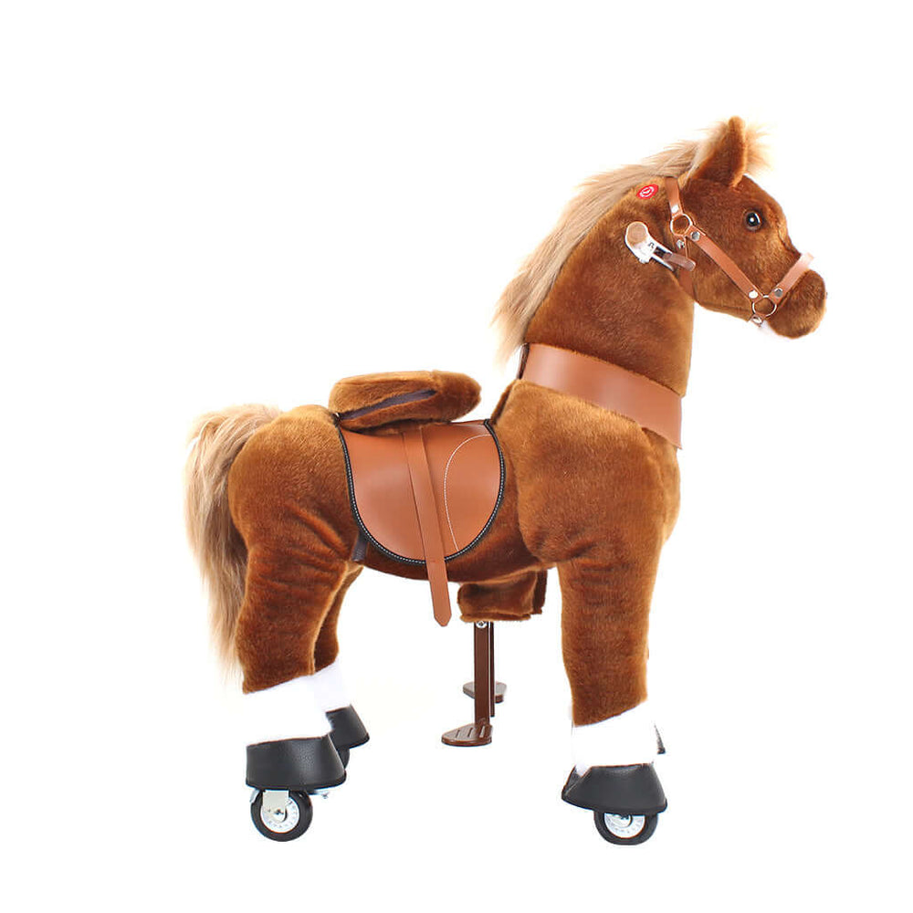 Model U Ride‑On Pony Toy Riding Horse Age 4‑7 Brown (ONLINE ORDER ONLY)