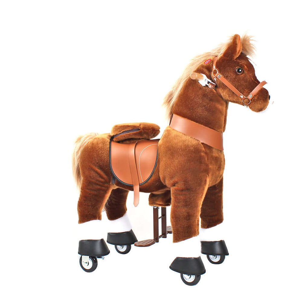 Model U Ride‑On Pony Toy Riding Horse Age 4‑7 Brown (ONLINE ORDER ONLY)