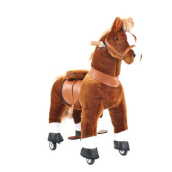 Model U Ride‑On Pony Toy Riding Horse Age 4‑7 Brown (ONLINE ORDER ONLY)