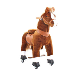 Model U Ride‑On Pony Toy Riding Horse Age 4‑7 Brown (ONLINE ORDER ONLY)