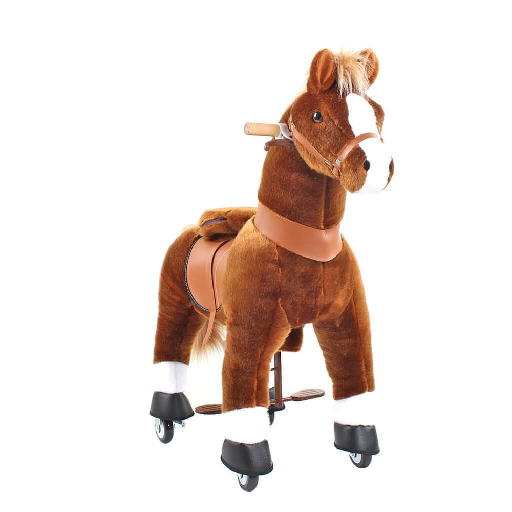 Model U Ride‑On Pony Toy Riding Horse Age 4‑7 Brown (ONLINE ORDER ONLY)