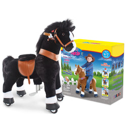 Model U® Horse Ride-On Toy Age 4–7 – Black