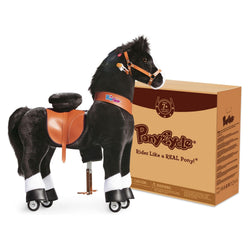 PonyCycle Large Ride On Horse Toy - Black (ONLINE ORDER ONLY)