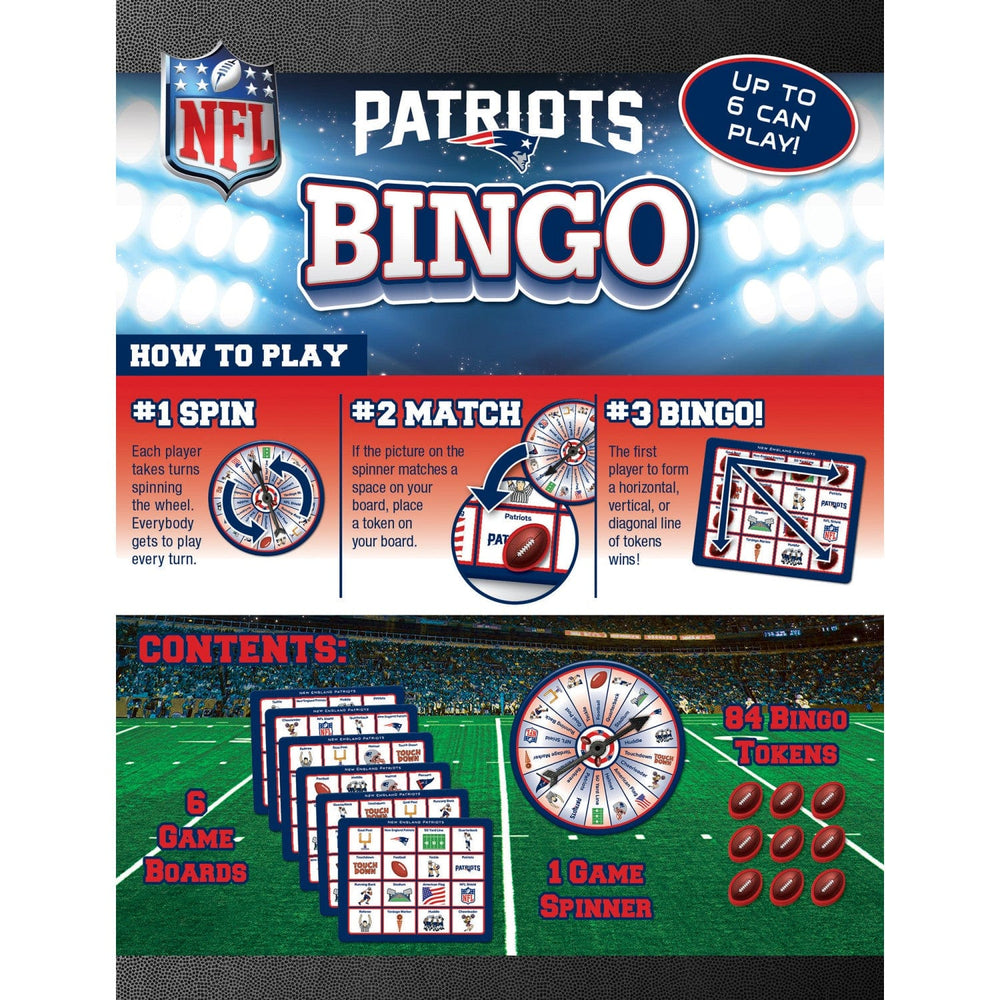 New England Patriots Bingo Game (ONLINE ORDER ONLY)