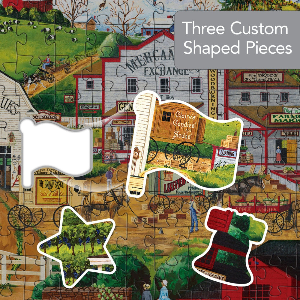 Shapes - America the Beautiful 1000 Piece Shaped Jigsaw Puzzle (ONLINE ORDER ONLY)
