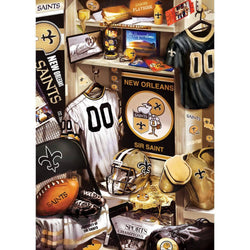 New Orleans Saints - Locker Room 500 Piece Jigsaw Puzzle (ONLINE ORDER ONLY)