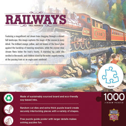 Railways - Fall Passage 1000 Piece Jigsaw Puzzle