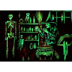 Glow in the Dark - On a Scary Night in October 500 Piece Jigsaw Puzzle (ONLINE ORDER ONLY)