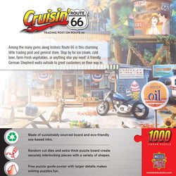 Cruisin' Route 66 - Trading Post on Route 66 1000 Piece Jigsaw Puzzle (ONLINE ORDER ONLY)