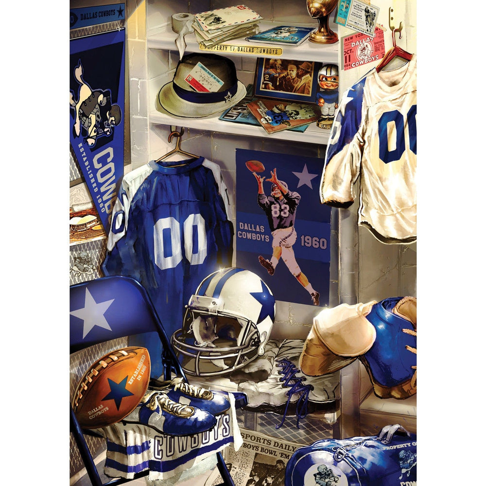 Dallas Cowboys - Locker Room 500 Piece Jigsaw Puzzle (ONLINE ORDER ONLY)