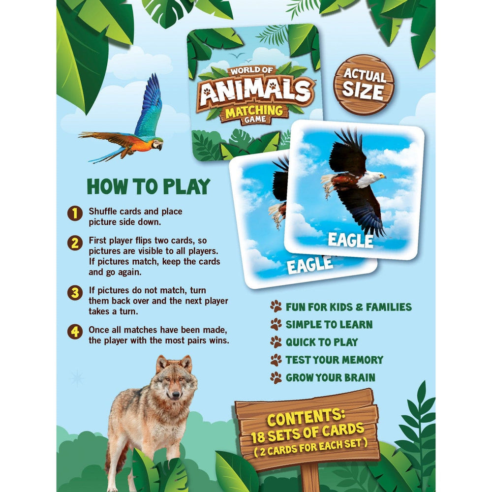 World of Animals Matching Game (ONLINE ORDER ONLY)