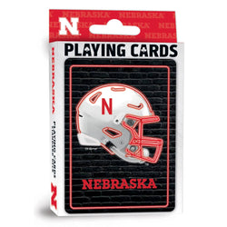 Nebraska Cornhuskers Neon Playing Cards - 54 Card Deck