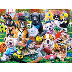 Playful Paws - Play it Again Sports 300 Piece EZ Grip Jigsaw Puzzle (ONLINE ORDER ONLY)