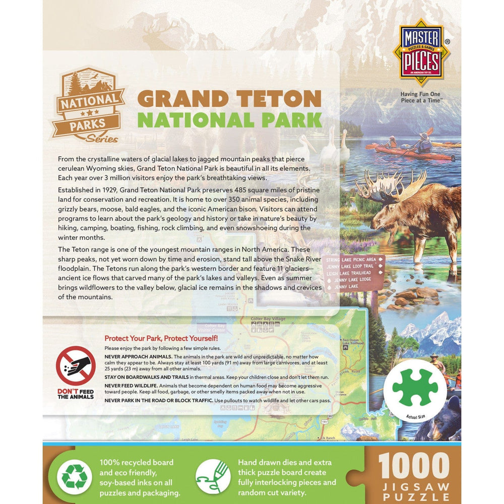 Grand Teton National Park 1000 Piece Jigsaw Puzzle (ONLINE ORDER ONLY)