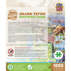 Grand Teton National Park 1000 Piece Jigsaw Puzzle (ONLINE ORDER ONLY)