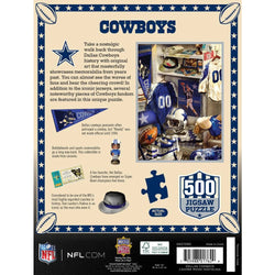 Dallas Cowboys - Locker Room 500 Piece Jigsaw Puzzle (ONLINE ORDER ONLY)