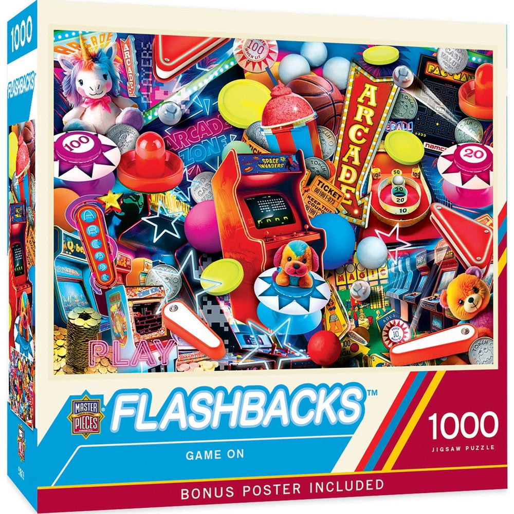Flashbacks - Game On 1000 Piece Jigsaw Puzzle (ONLINE ORDER ONLY)