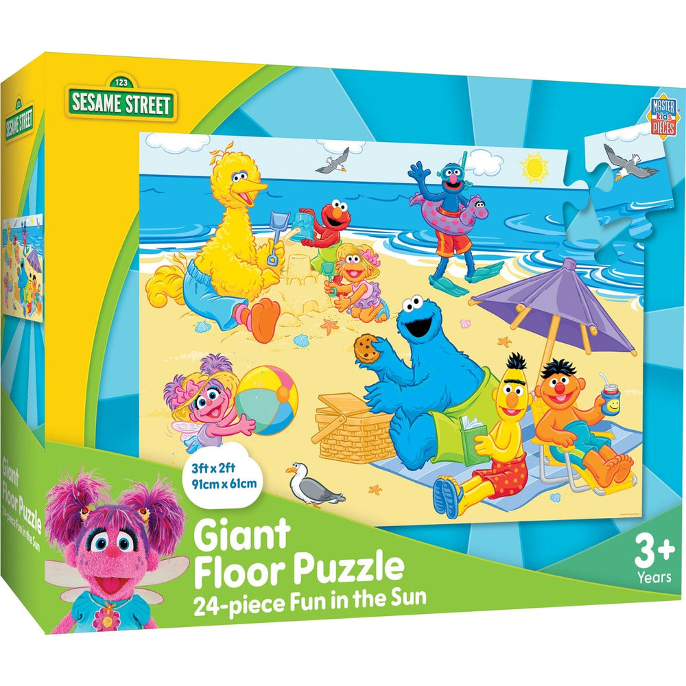Sesame Street - Fun in The Sun 24 Piece Floor Jigsaw Puzzle (ONLINE ORDER ONLY)