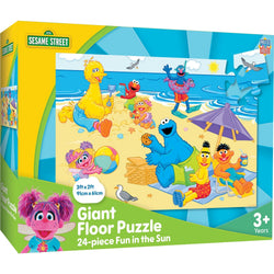 Sesame Street - Fun in The Sun 24 Piece Floor Jigsaw Puzzle (ONLINE ORDER ONLY)
