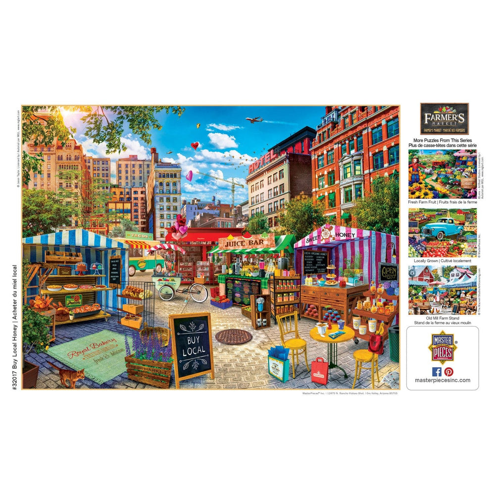 Farmer's Market - Buy Local Honey 750 Piece Jigsaw Puzzle (ONLINE ORDER ONLY)