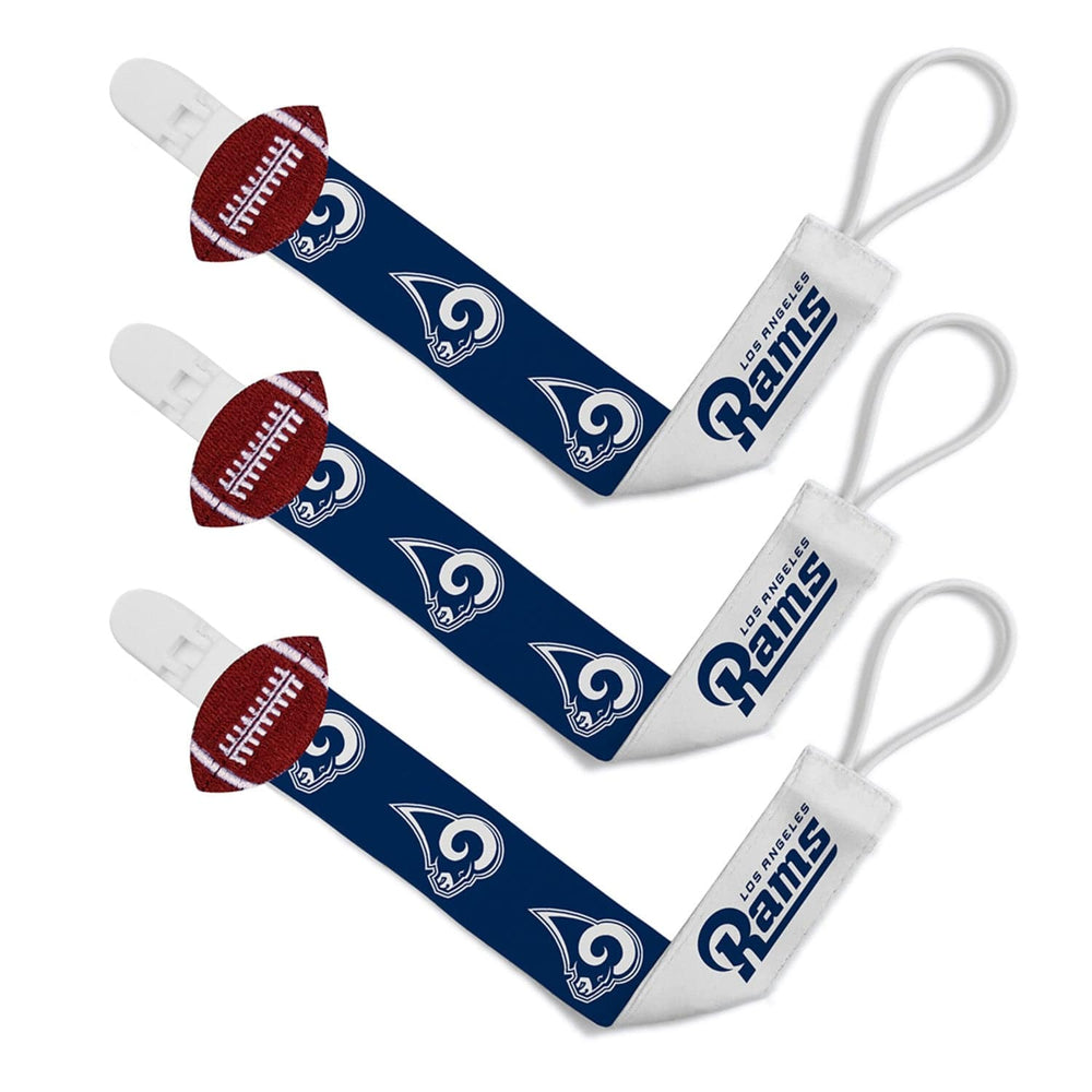 Los Angeles Rams - Pacifier Clip 3-Pack (ONLINE ORDER ONLY)