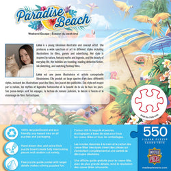 Paradise Beach - Weekend Escape 550 Piece Jigsaw Puzzle (ONLINE ORDER ONLY)