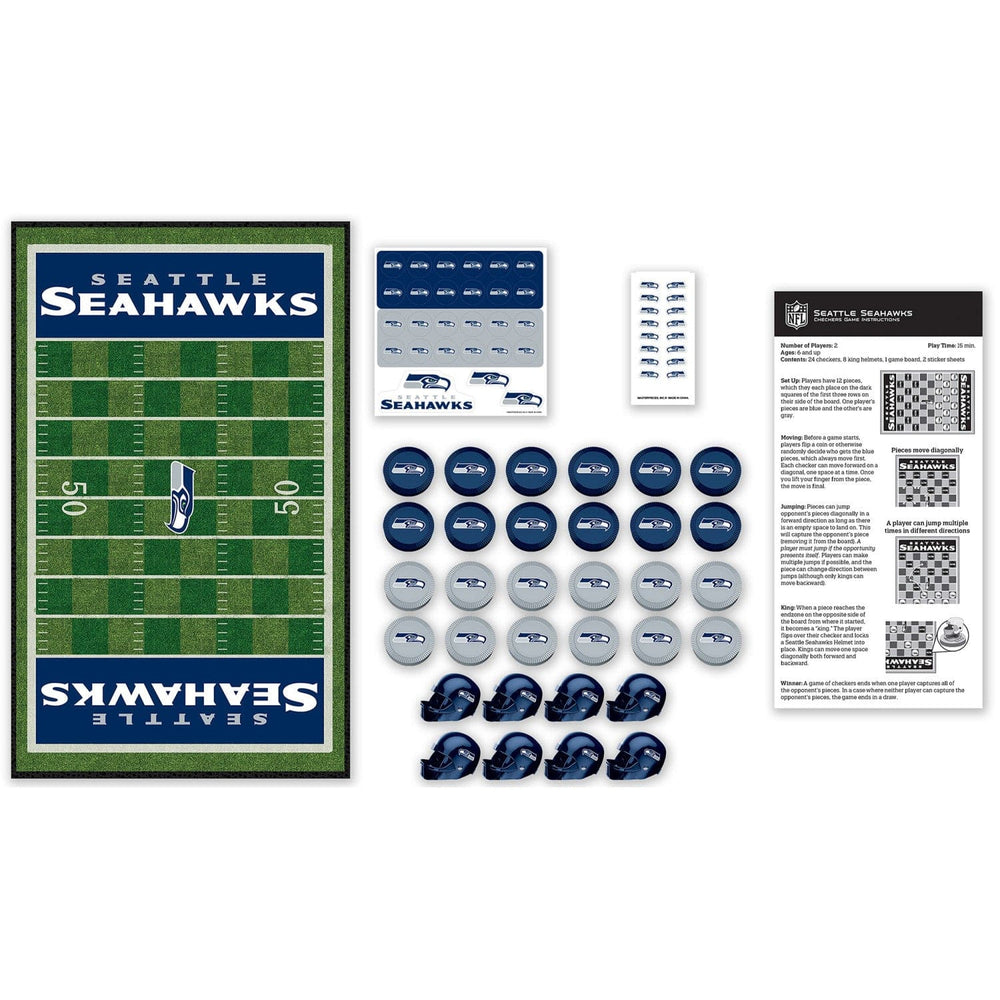 Seattle Seahawks Checkers Board Game (ONLINE ORDER ONLY)