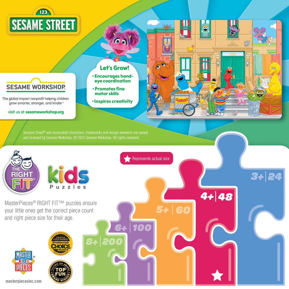Sesame Street - In the Neighborhood 48 Piece Jigsaw Puzzle (ONLINE ORDER ONLY)