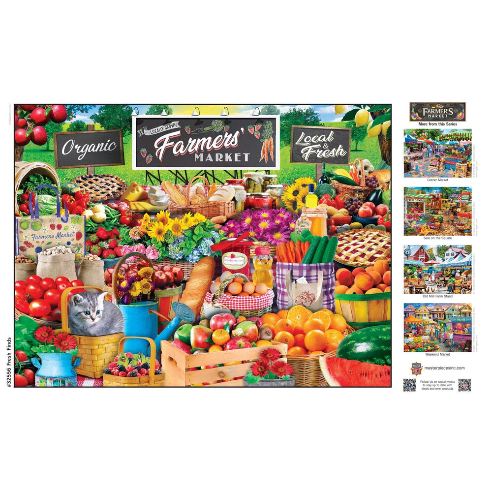 Farmer's Market - Fresh Finds 750 Piece Jigsaw Puzzle (ONLINE ORDER ONLY)