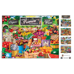 Farmer's Market - Fresh Finds 750 Piece Jigsaw Puzzle (ONLINE ORDER ONLY)