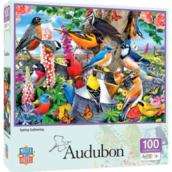 Audubon - Spring Gathering 100 Piece Jigsaw Puzzle (ONLINE ORDER ONLY)