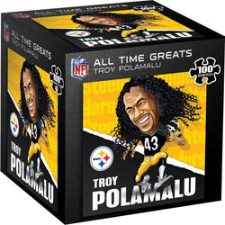 Pittsburgh Steelers All-Time Greats - Troy Polamalu 100 Piece Jigsaw Puzzle (ONLINE ORDER ONLY)