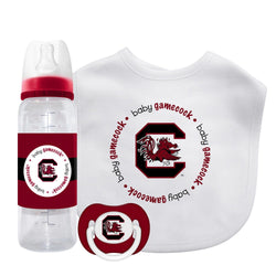South Carolina Gamecocks - 3-Piece Baby Gift Set (ONLINE ORDER ONLY)