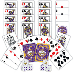 Minnesota Vikings - 2-Pack Playing Cards & Dice Set (ONLINE ORDER ONLY)