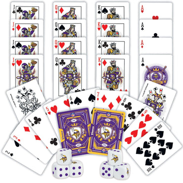 Minnesota Vikings - 2-Pack Playing Cards & Dice Set (ONLINE ORDER ONLY)